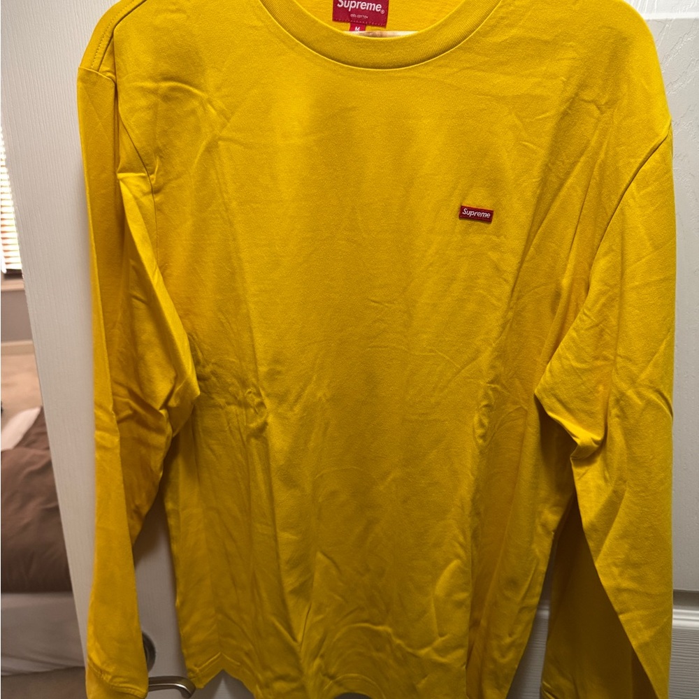 Supreme Bright Yellow Long Sleeve Tee